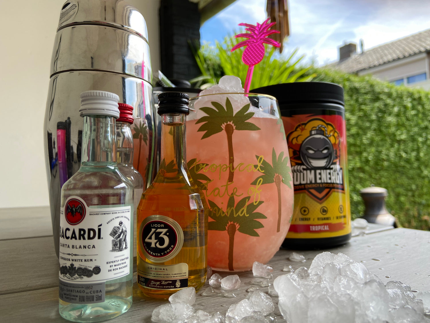 Boom Energy Alcohol Mix drink